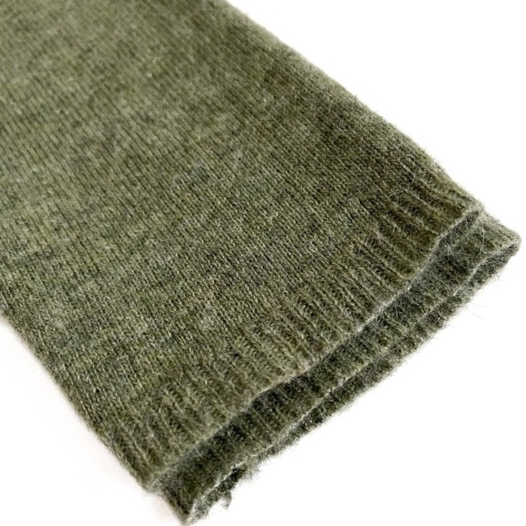 Marina Luna Angora Wool Blend V-Neck Sweater - Picture 9 of 13